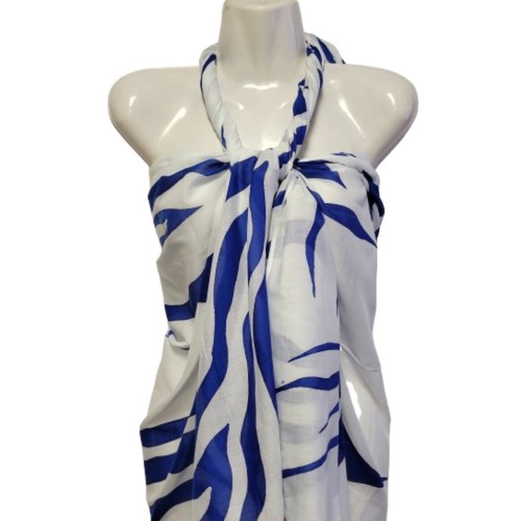 Cover-Ups Swimsuit Cover Ups, Beachwear Wraps, Halter or Strapless Wrap Dress - Picture 4 of 5